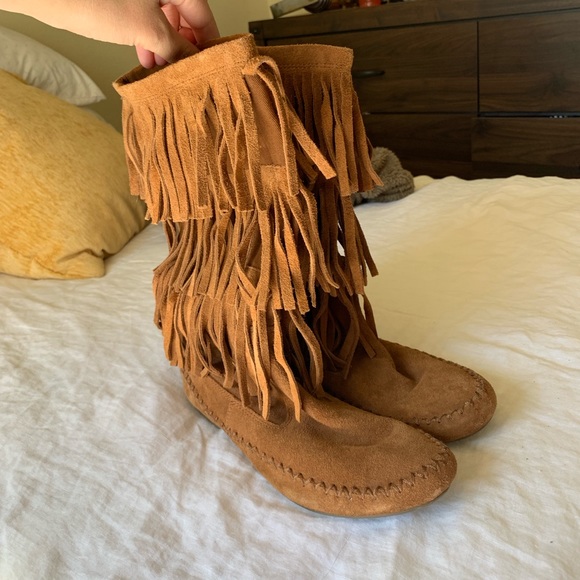 Lauren Conrad Fringe Boots - Picture 3 of 4